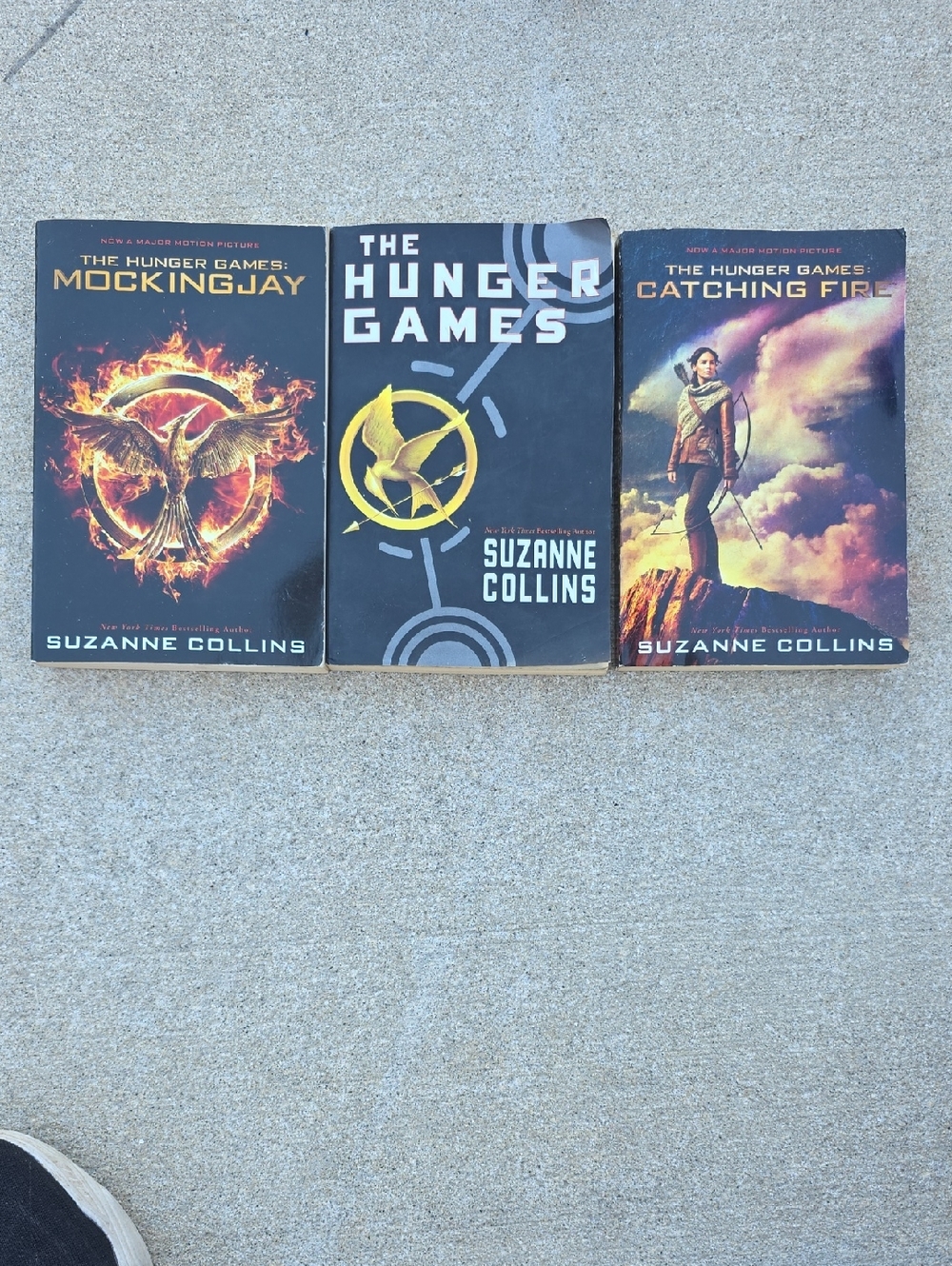 The Hunger Games Trilogy by - Black & Gold Paperback Set